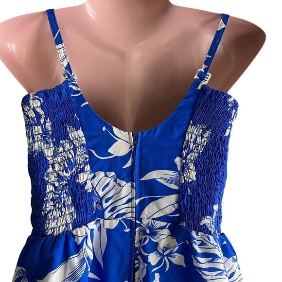 Hilo Hattie Romper Womens 10 Floral Hawaiian Adjustable Straps Built In Bra - Picture 5 of 9